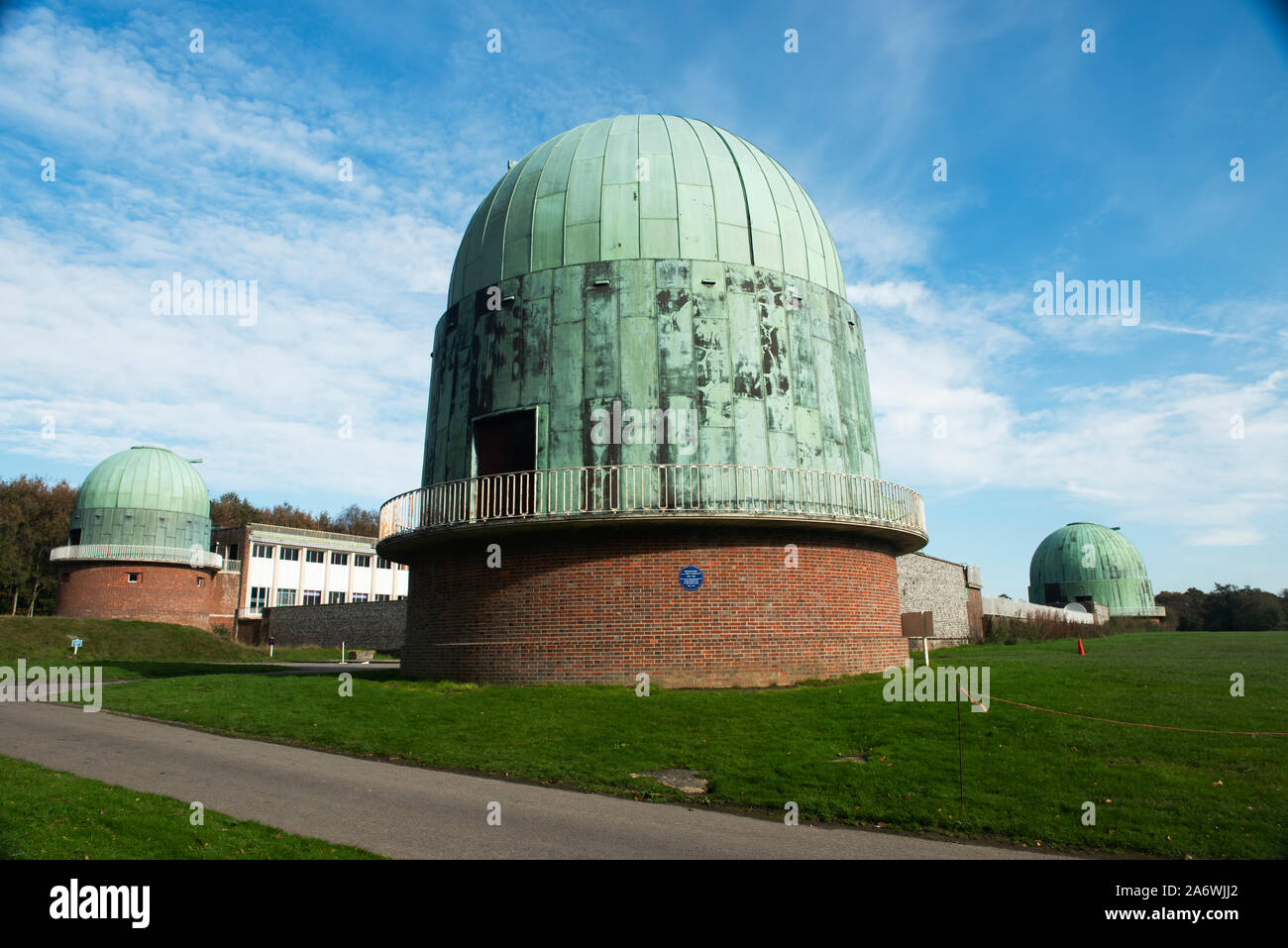 Il Science Center at Herstmonceux che in precedenza alloggiati i telescopi dell'Osservatorio Reale di Greenwich Foto Stock