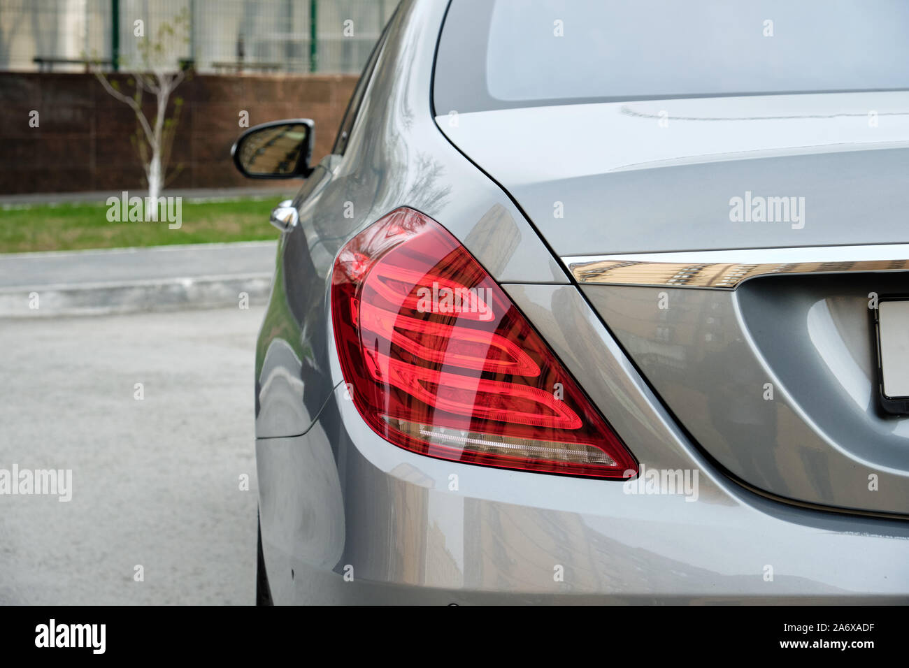 La Business Class di lusso auto Elegante Closeup Photo Foto Stock