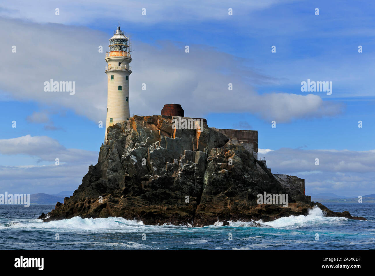 Fastnet Rock Lighthouse, Cape Clear Island, nella contea di Cork, Irlanda Foto Stock Fastnet Rock Lighthouse, Cape Clear Island, nella contea di Cork, Irlanda Foto Stock