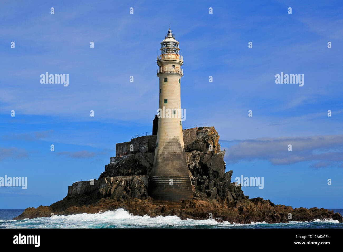 Fastnet Rock Lighthouse, Cape Clear Island, nella contea di Cork, Irlanda Foto Stock Fastnet Rock Lighthouse, Cape Clear Island, nella contea di Cork, Irlanda Foto Stock