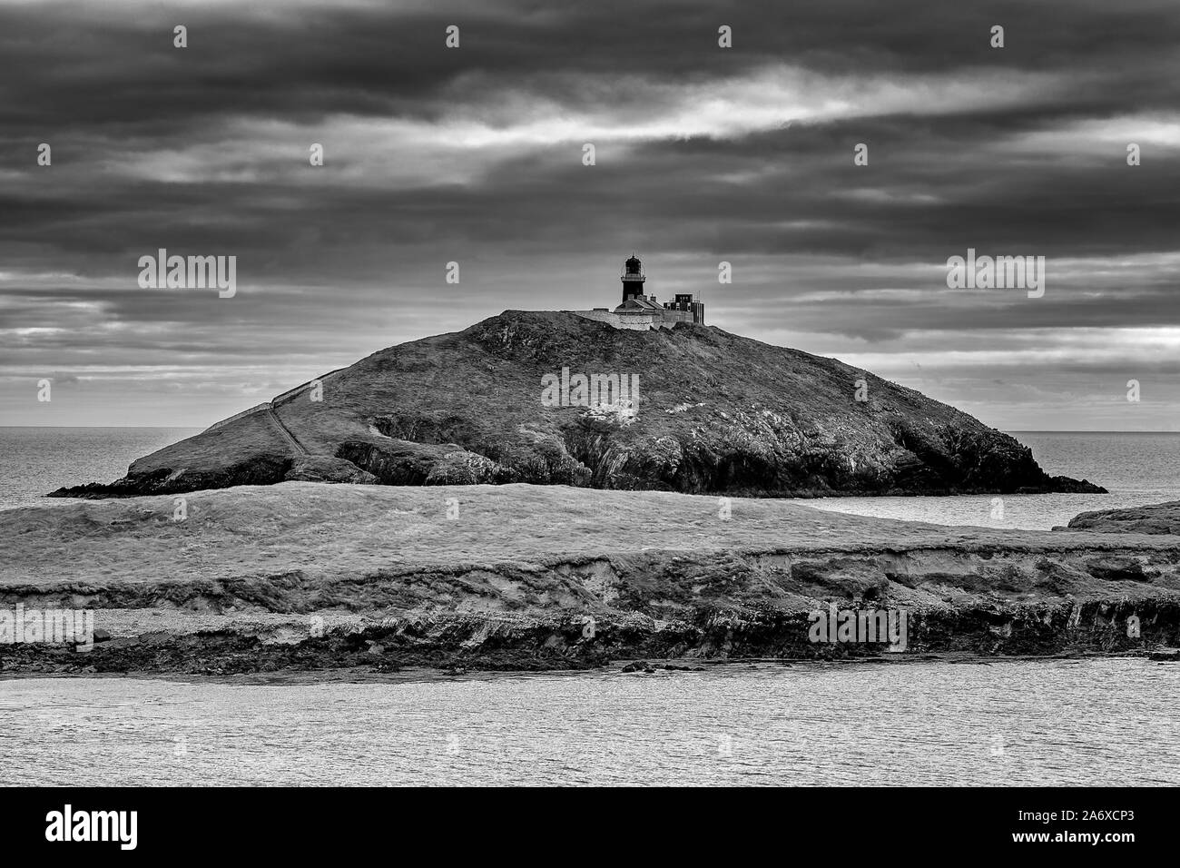 Ballycotton faro, County Cork, Irlanda Foto Stock