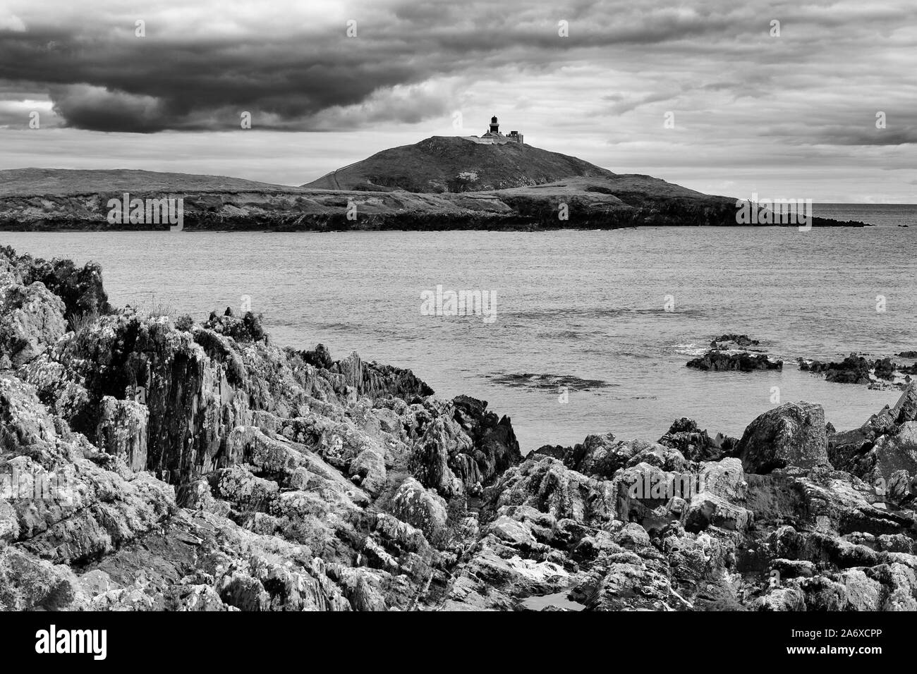 Ballycotton faro, County Cork, Irlanda Foto Stock