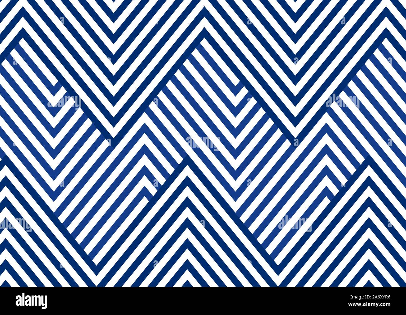 Abstract a strisce blu linea modello dentellata su sfondo bianco e texture. Triangolo geometrico la sovrapposizione di stile minimal. Illustrazione Vettoriale Illustrazione Vettoriale