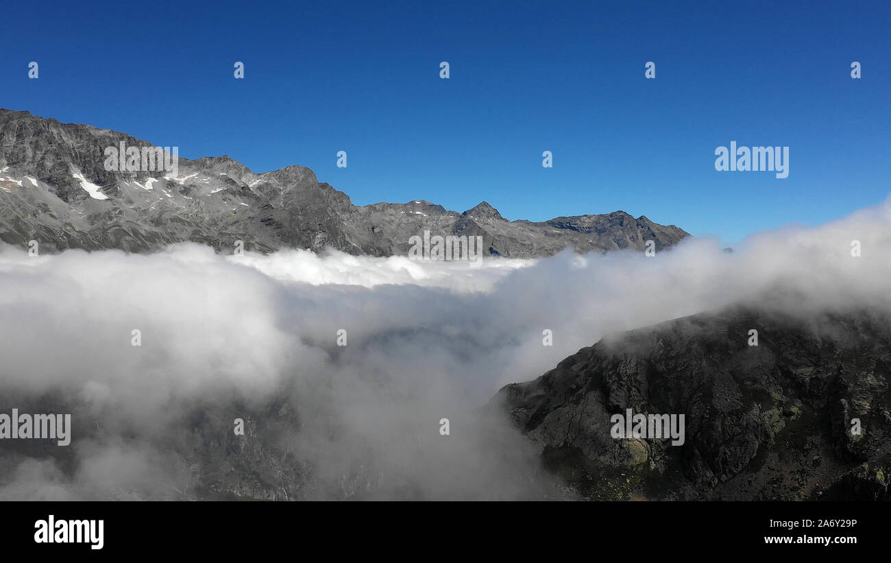 L'Italia, Alpi occidentali in piemonte, valle di Macugnaga Foto Stock
