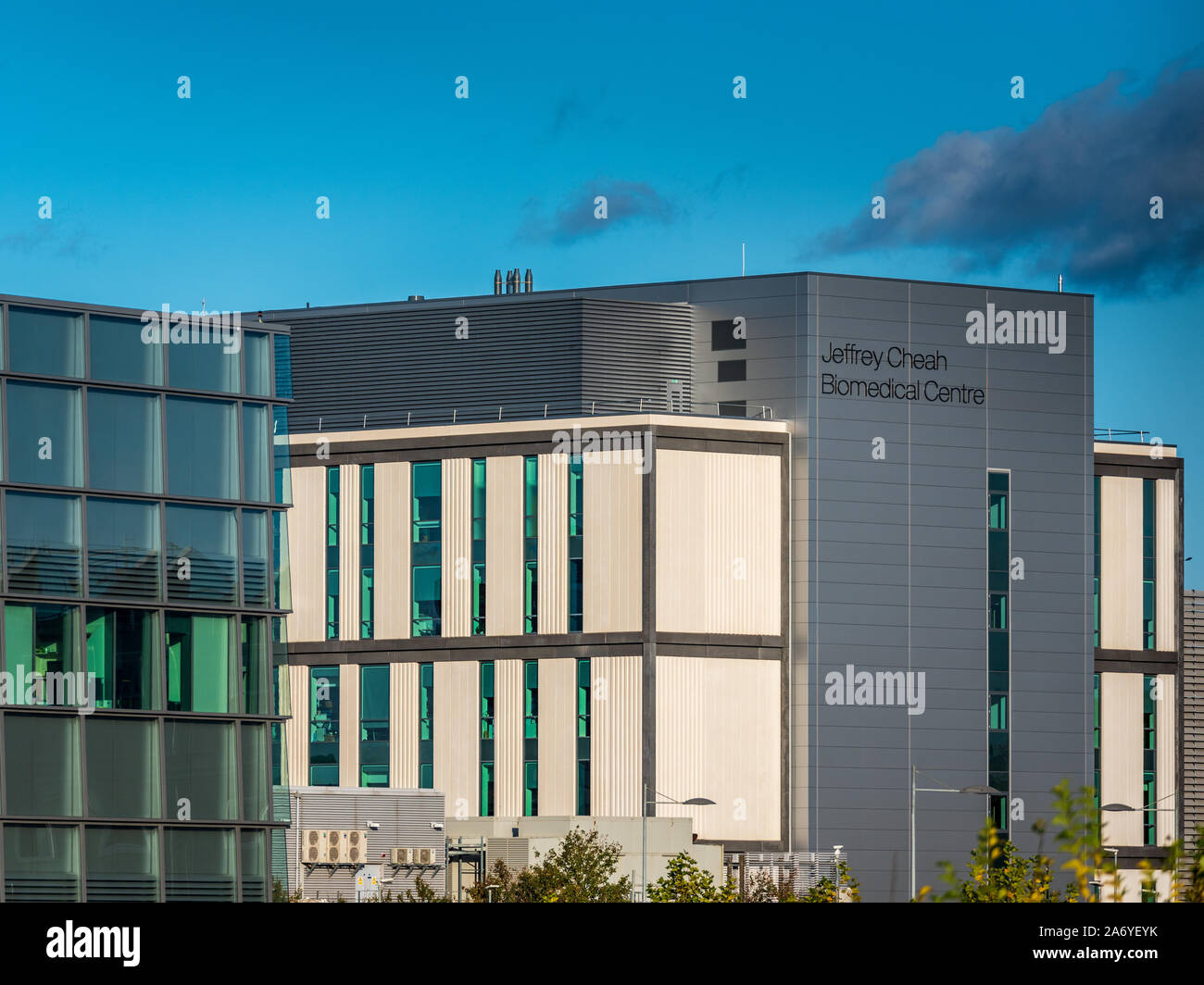 Jeffrey Cheah BioMedical centro sul Cambridge Campus Biomedico Cambridge. Ospita la MRC Cambridge Stem Cell Institute e CITIID. Foto Stock