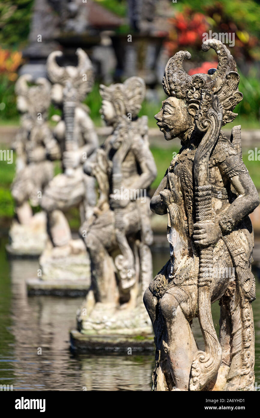 Indonesia, Bali, Tirtagangga, acqua Palace (Taman Tirtagangga) Foto Stock