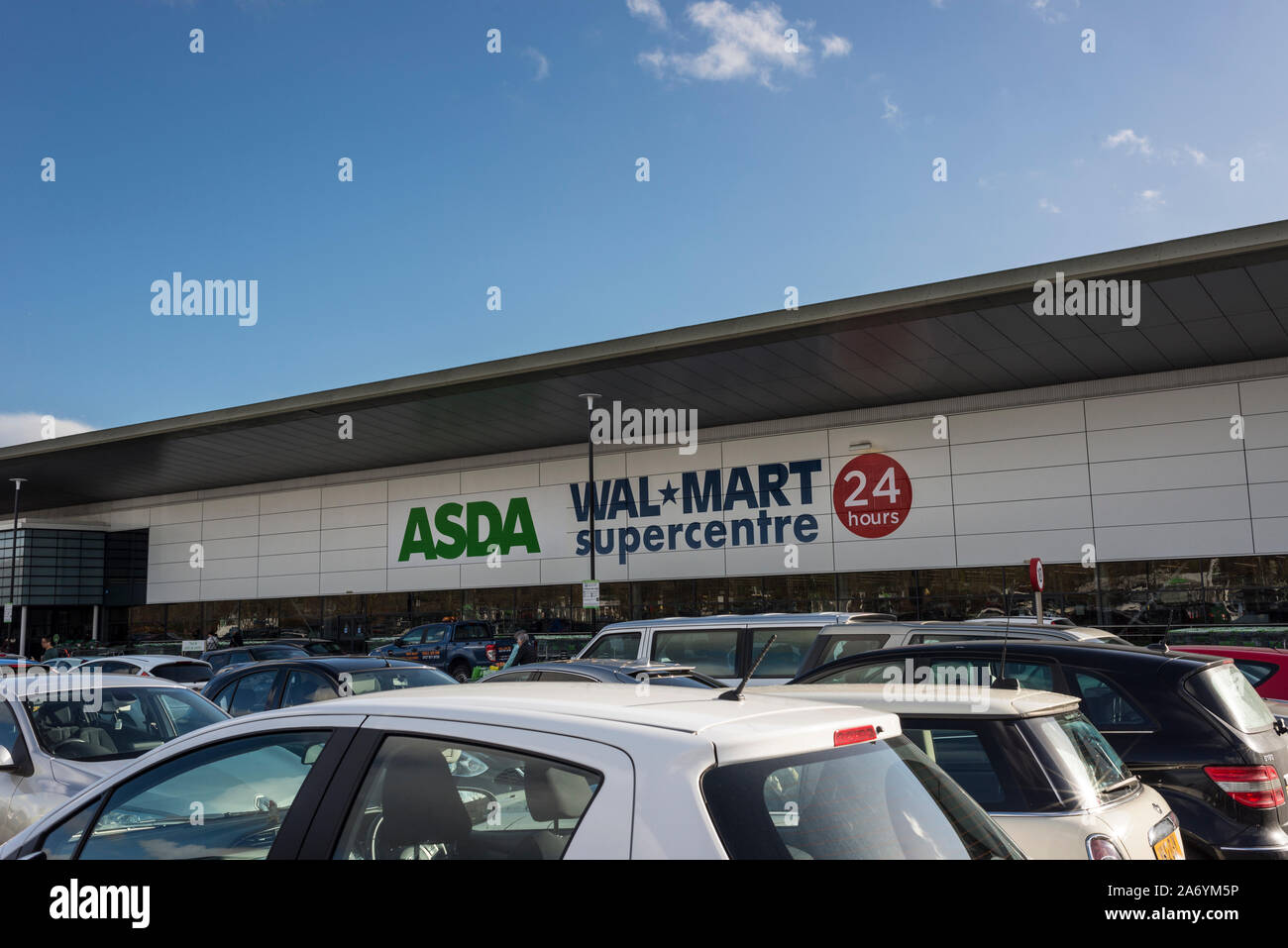 Asa Walmart supercenter Hyper Market a Swindon, Wiltshire, Regno Unito Foto Stock