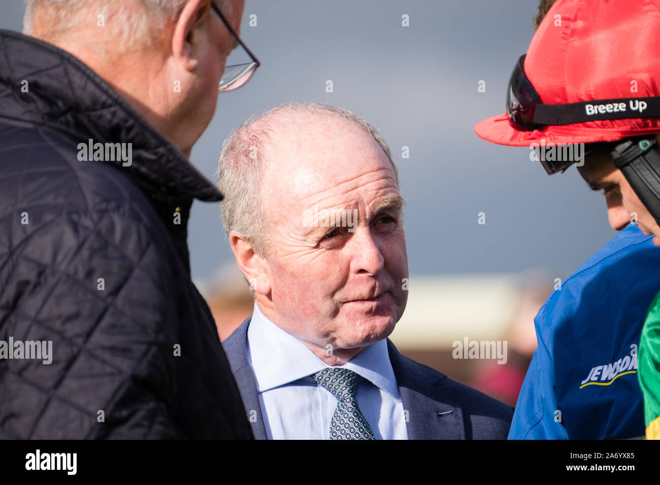 Horse Racing trainer Jonjo O'Neill Foto Stock