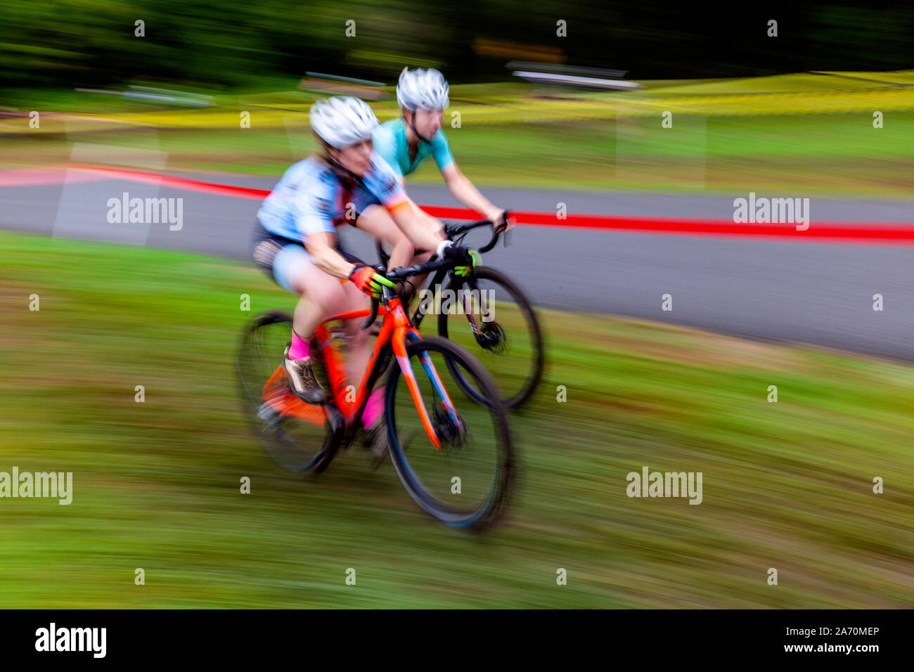 WA17350-00...WASHINGTON - gara di ciclocross. Foto Stock