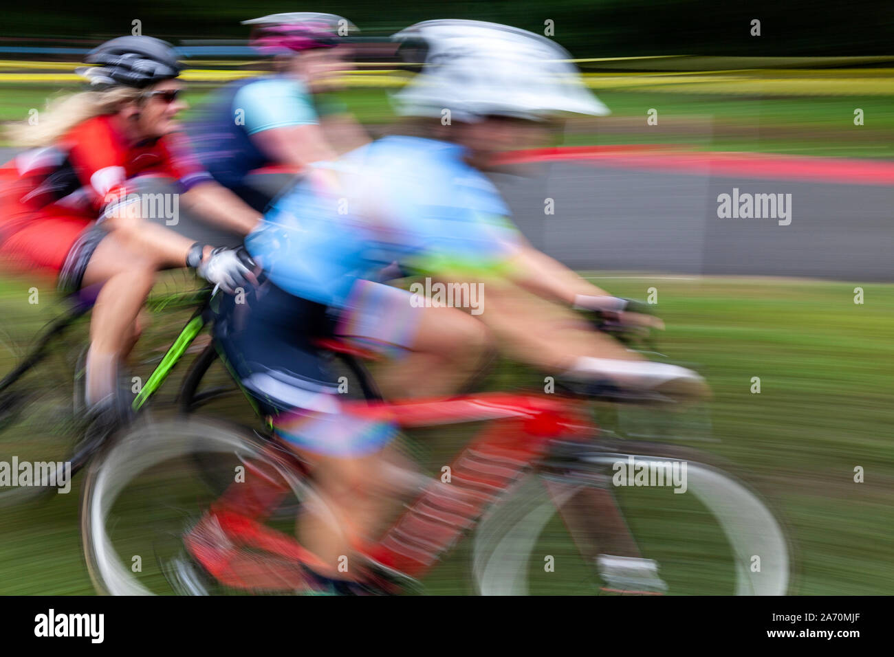 WA17352-00...WASHINGTON - gara di ciclocross. Foto Stock