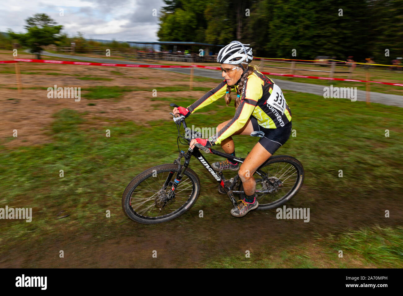 WA17355-00...WASHINGTON - gara di ciclocross. Signor# S1 Foto Stock