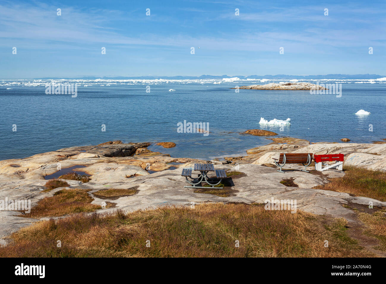 Ilulissat Tourist Nature - Disko Bay Foto Stock