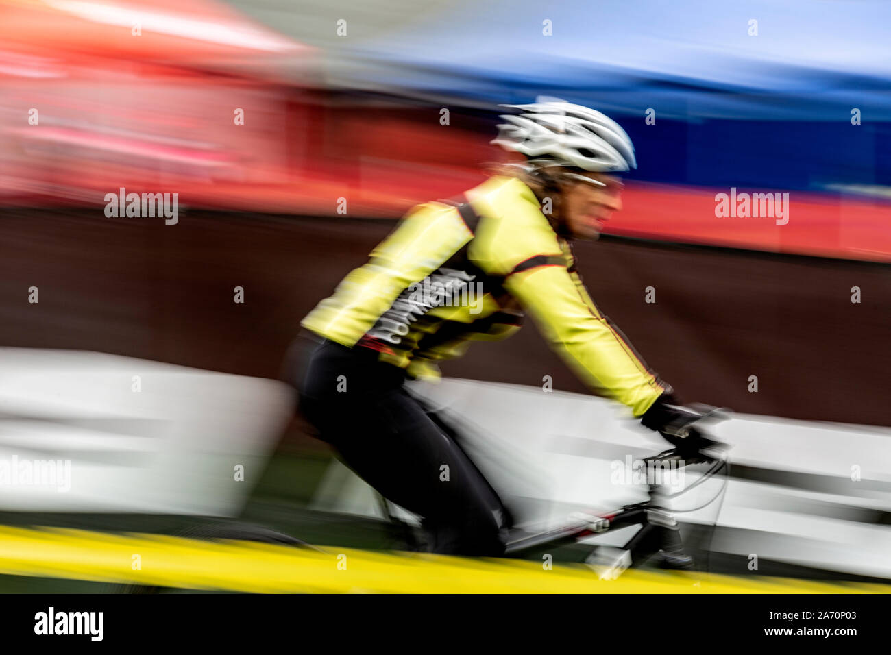 WA17375-00...Washington - Le donne della gara di ciclocross a Fort Stilacomb in Lakewood. Foto Stock