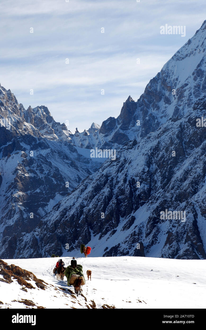 Le montagne occidentali del Sichuan in Cina Foto Stock