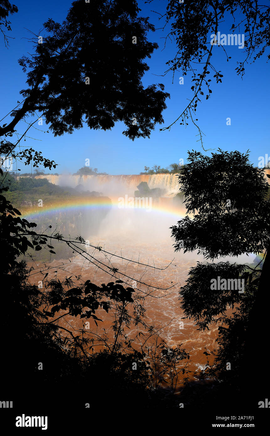 Una finestra a cataratas cade Foto Stock