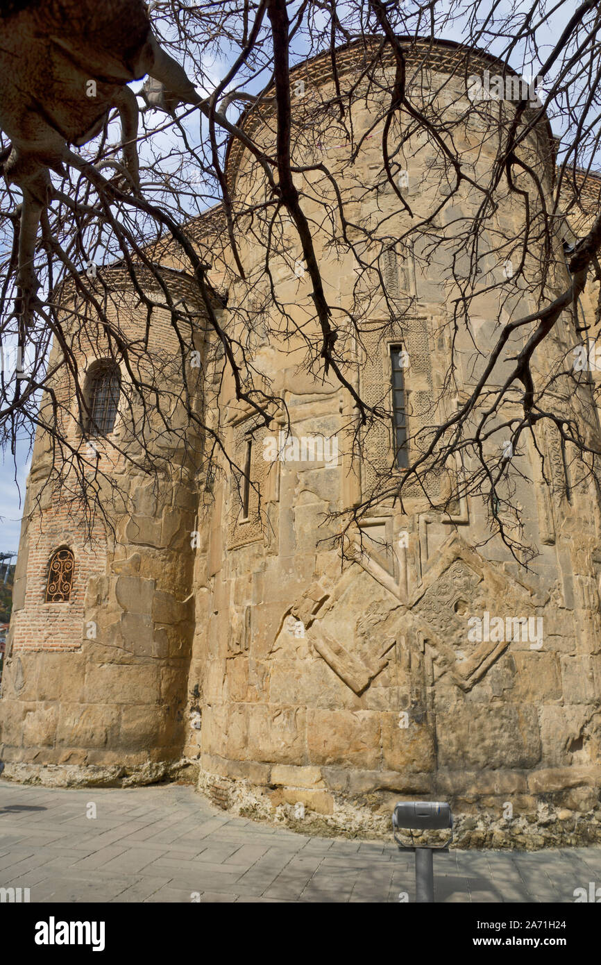 Georgia - Tbilisi - fortezza di Narikala Foto Stock