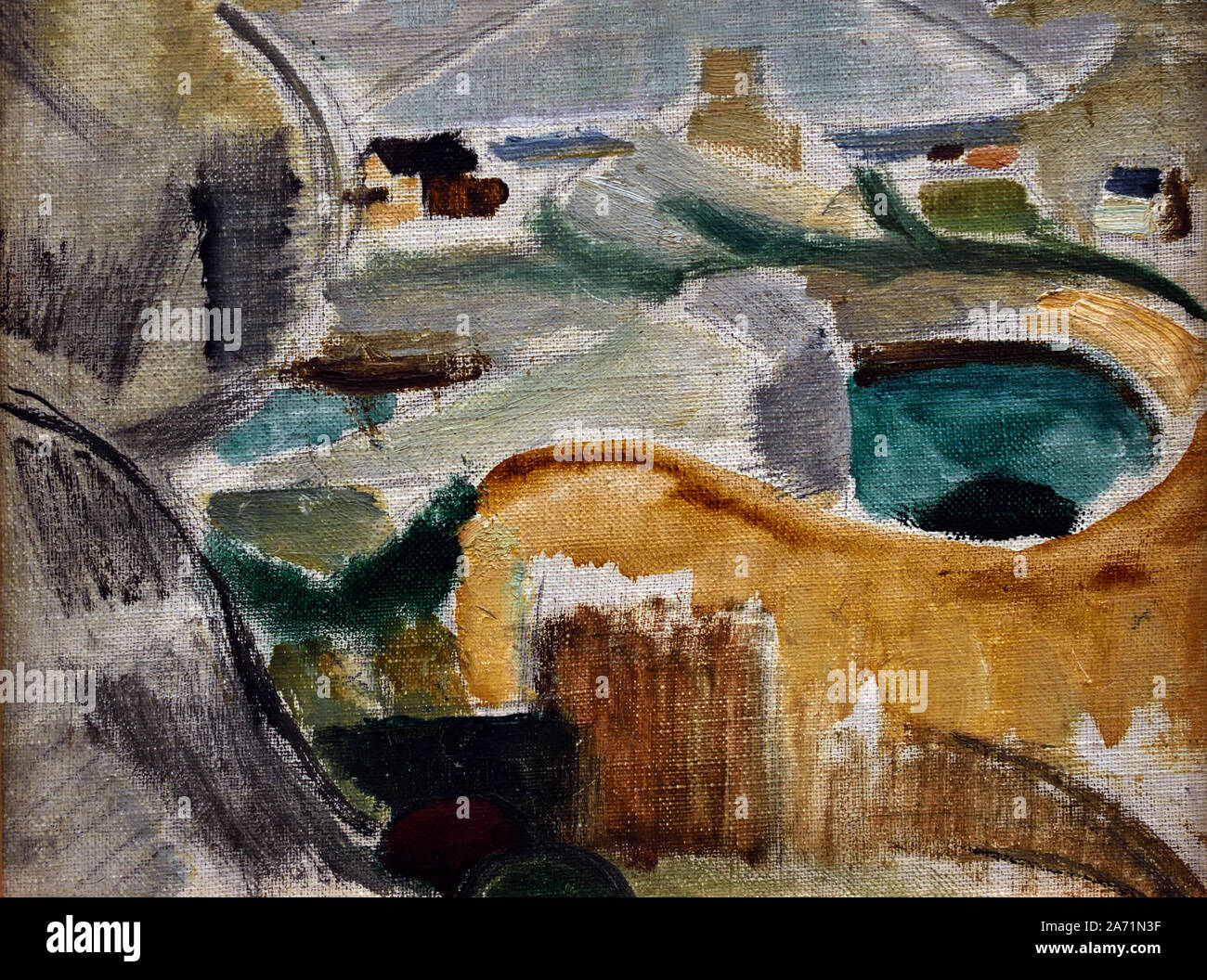 Paesaggio di Ploumanach 1913 Henri le Fauconnier 1881-1946 Francia - Francese Foto Stock