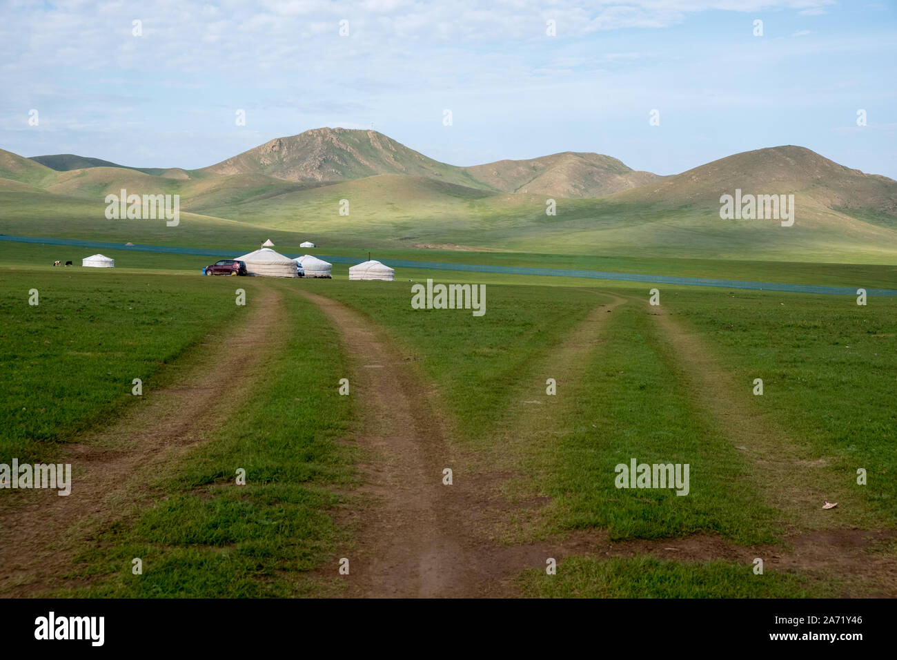 Incredibile Mongolian-Manchurian prateria Foto Stock