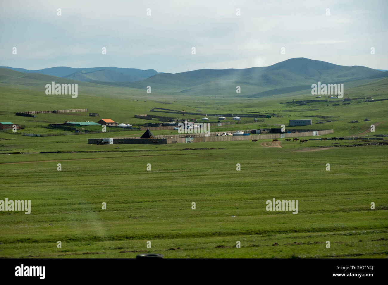 Incredibile Mongolian-Manchurian prateria Foto Stock