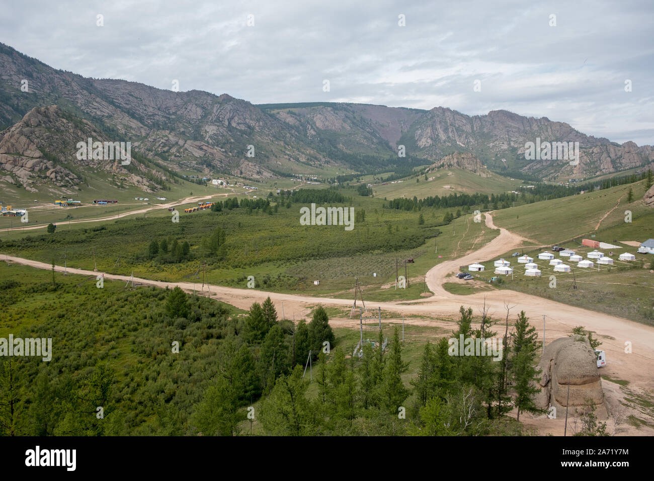 Incredibile Mongolian-Manchurian prateria Foto Stock