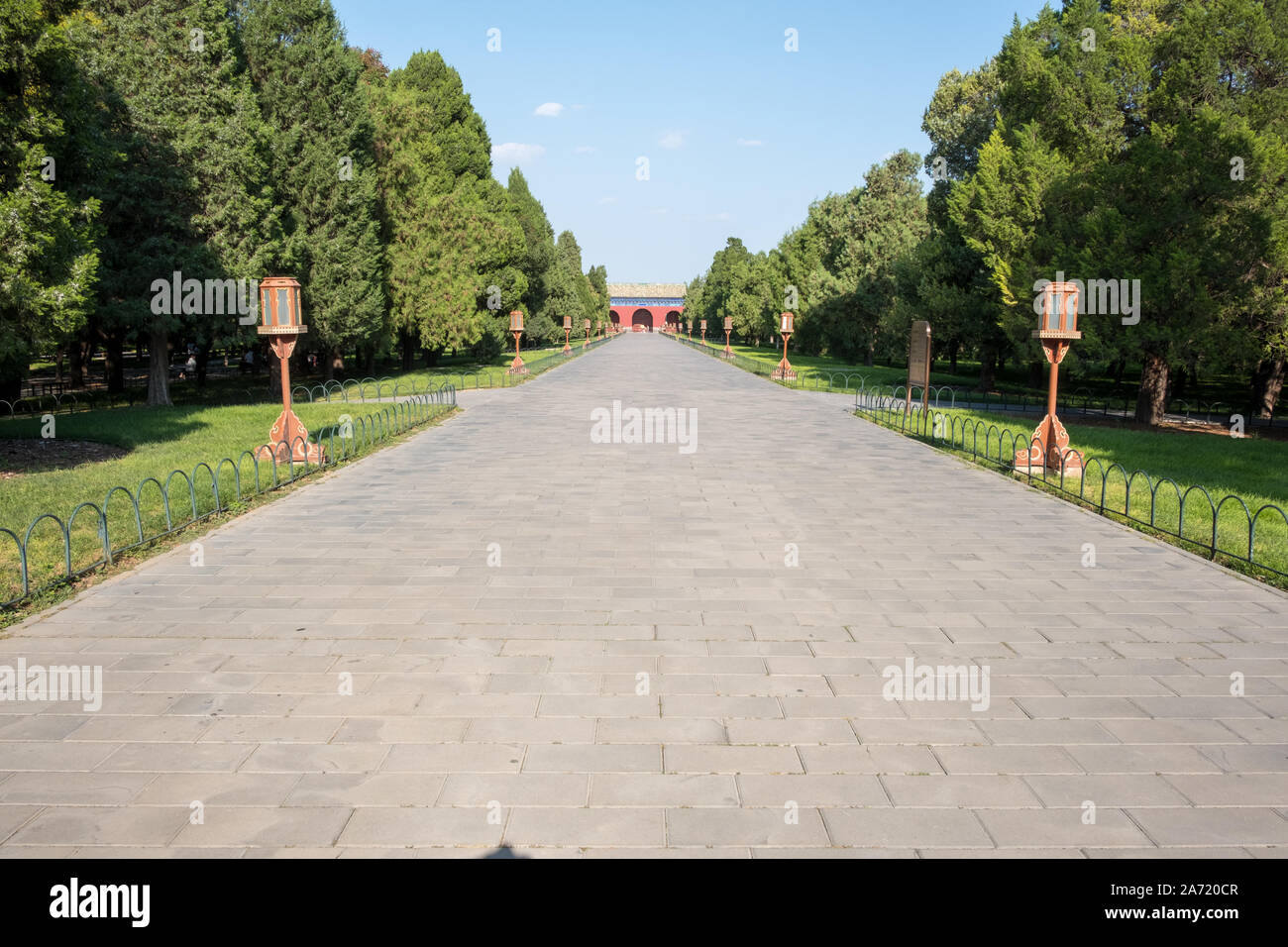 Tempio del Paradiso Gardens Foto Stock