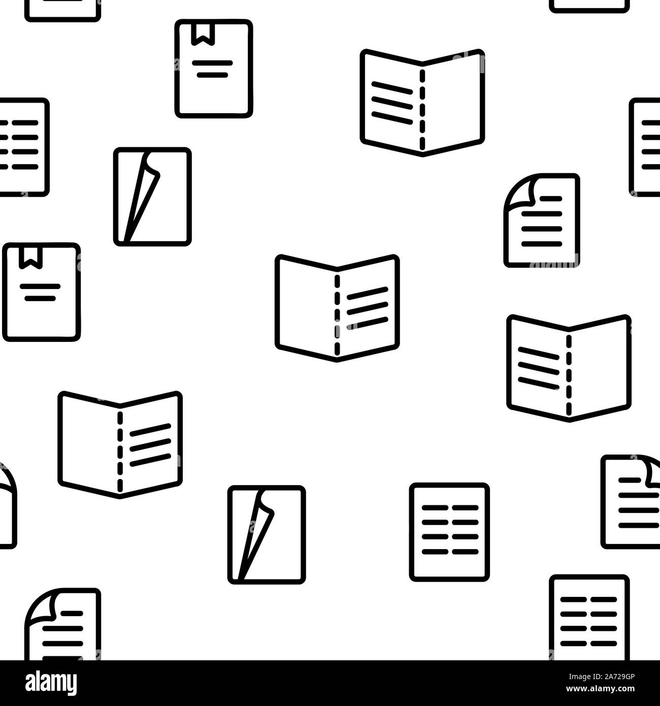 Foglio vettore carta modello senza giunture Illustrazione Vettoriale