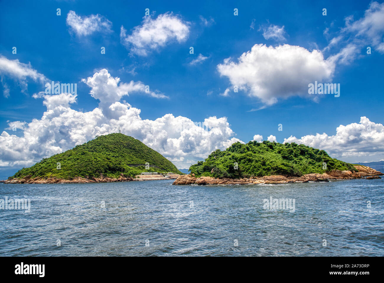 Cina del Sud isola tropicale, Hong Kong Foto Stock
