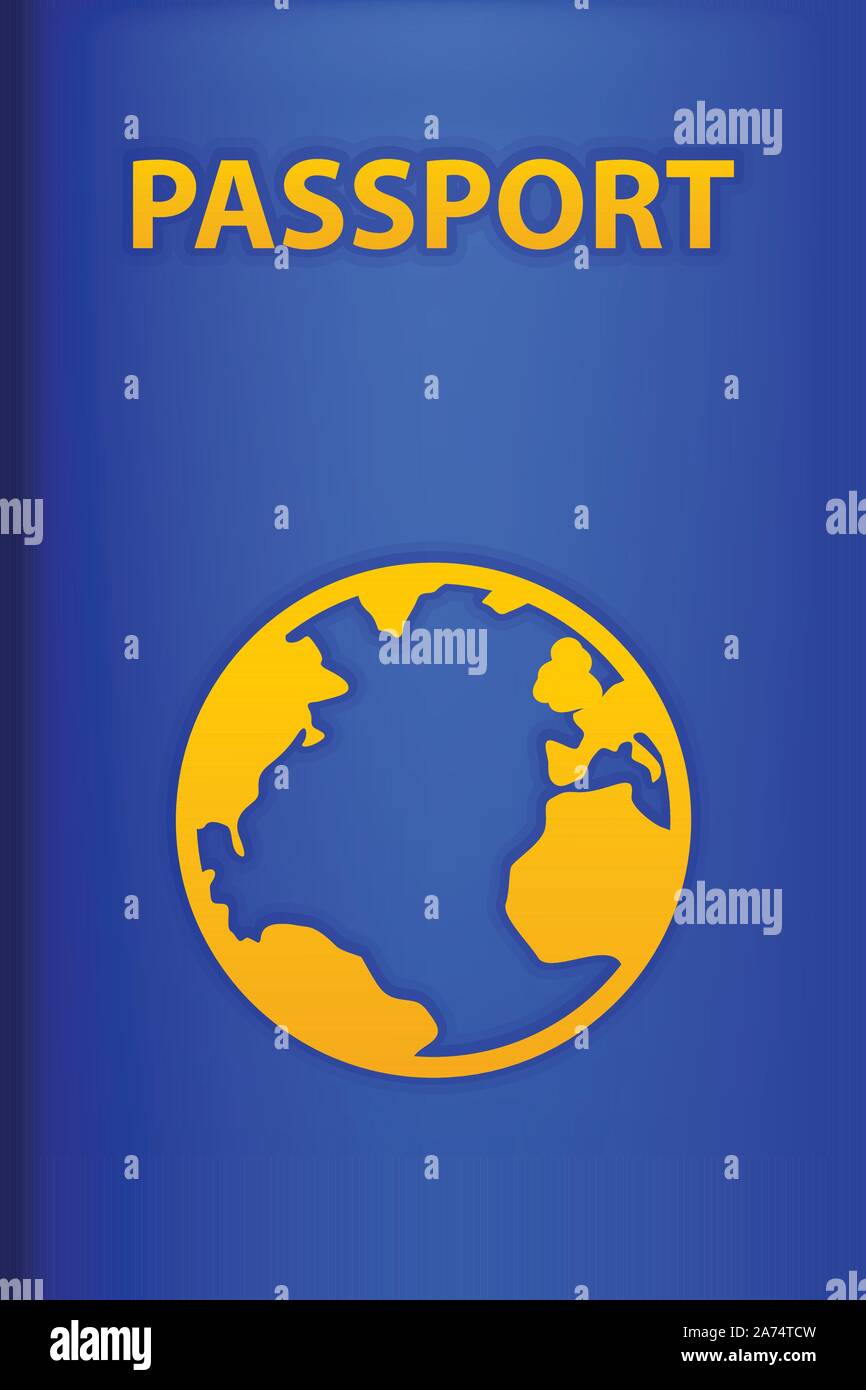 Passare di nuovo il blu Illustrazione Vettoriale