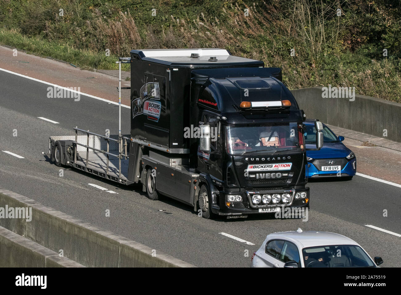 Azione Bickers Iveco Eurocargo Foto Stock