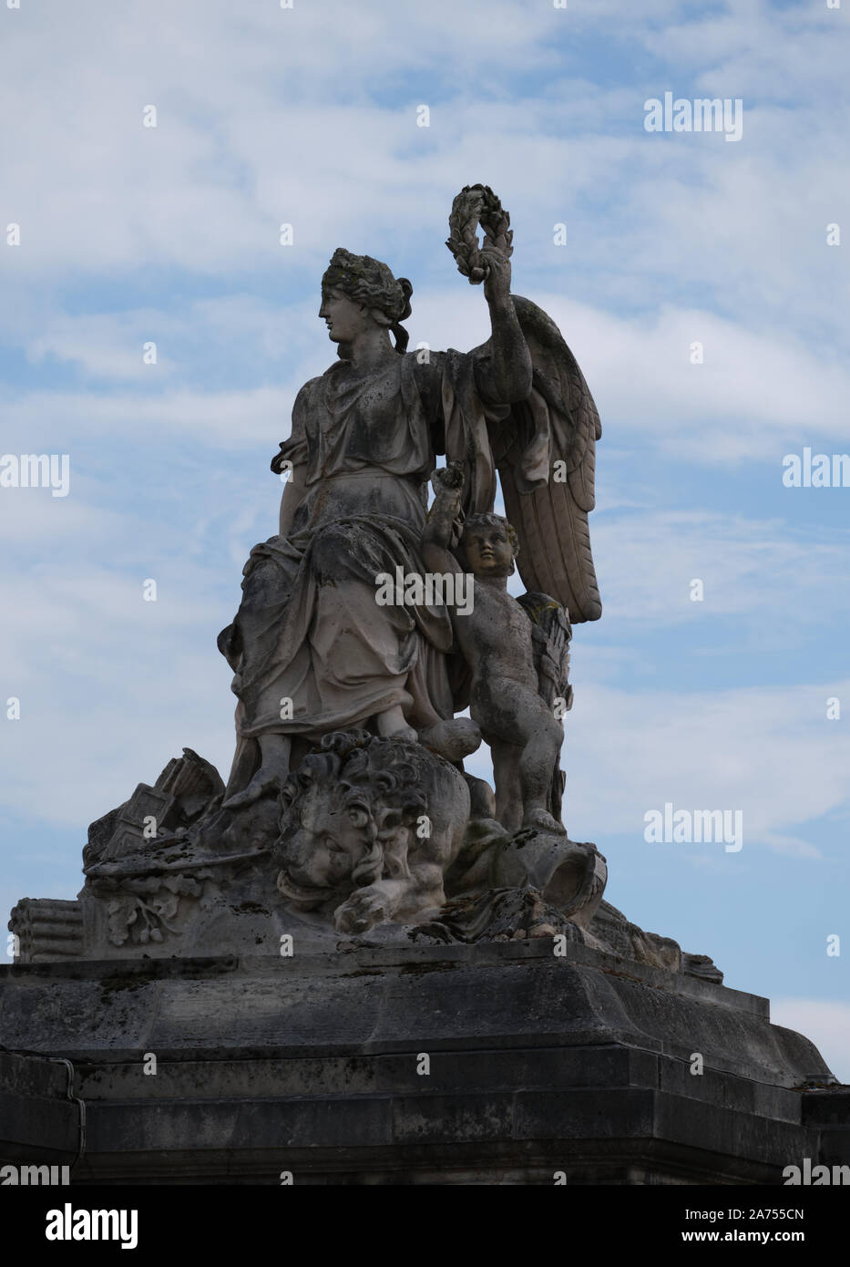 La vittoria sulla Spagna Foto Stock