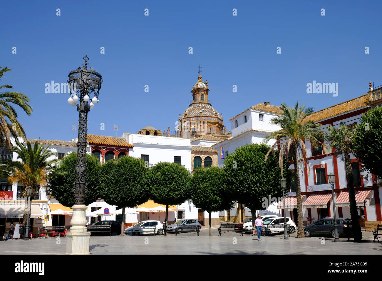 Plaza San Fernando, Carmona, Andalusia, Spagna Foto Stock