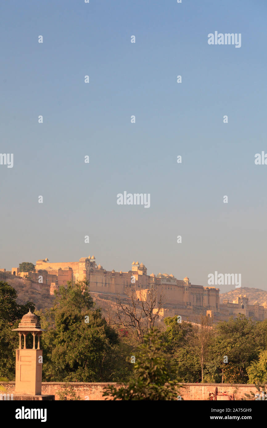 India Rajasthan, Jaipur, Forte Amber Foto Stock