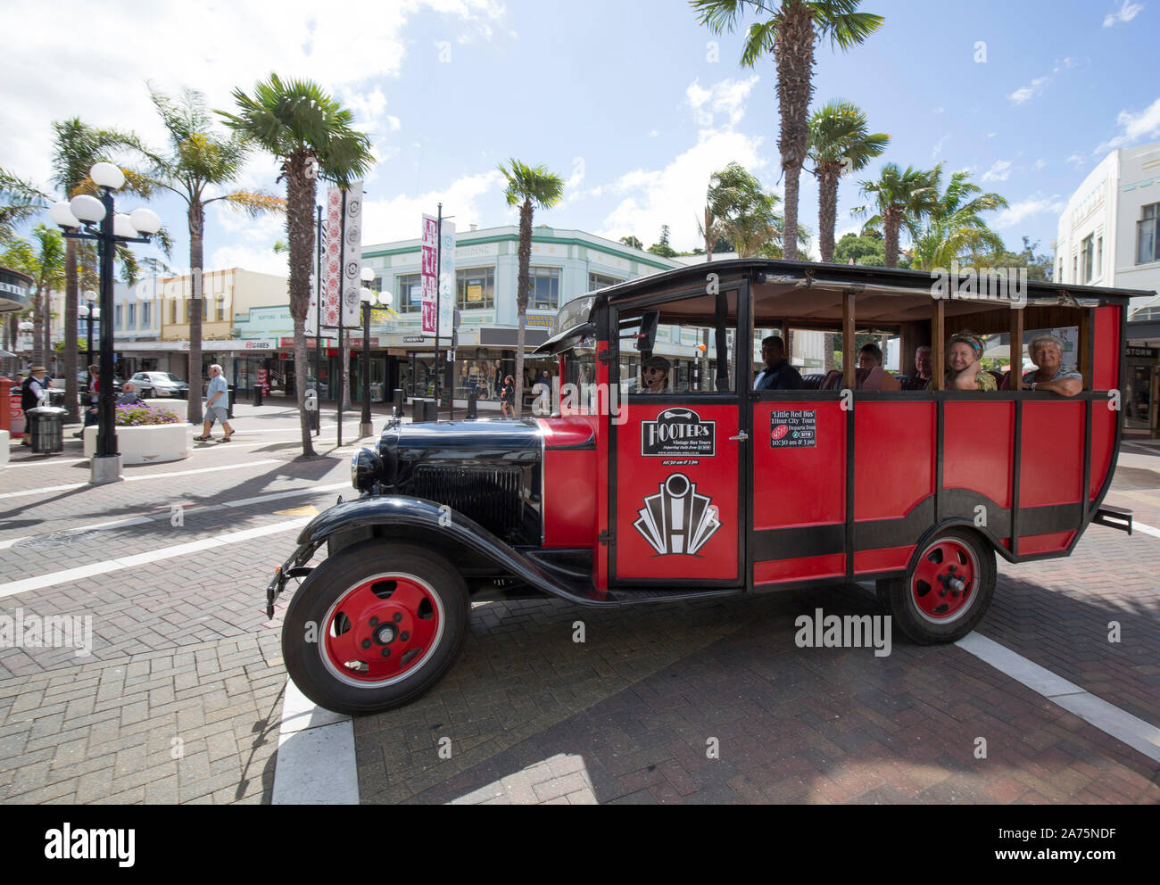 NAPIER ,l'ART DECO CITY,NUOVA ZELANDA Foto Stock