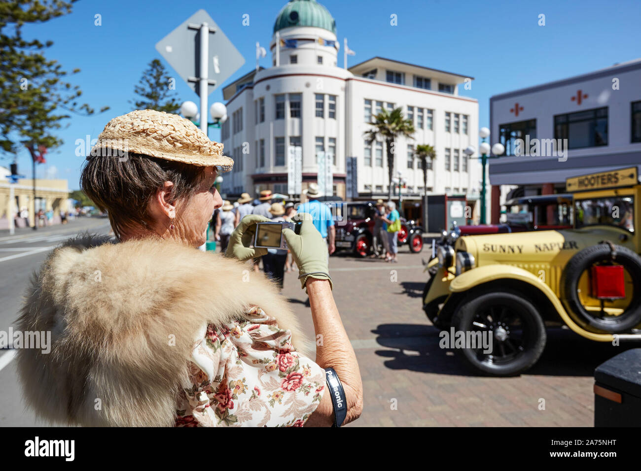 NAPIER ,l'ART DECO CITY,NUOVA ZELANDA Foto Stock