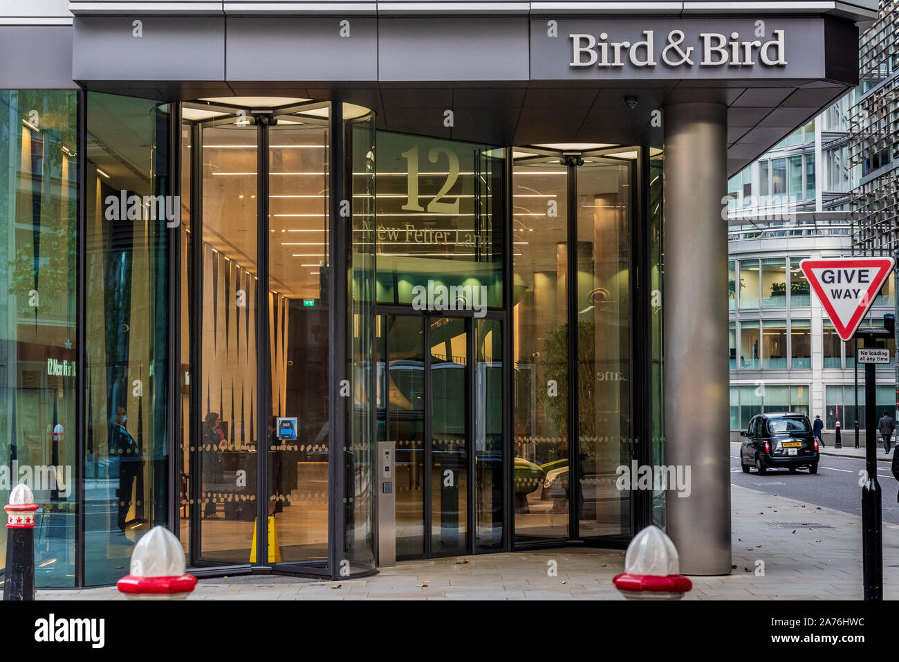 Bird & Bird International Law Firm London uffici al 12 New Fetter Lane Central London. Bird & Bird LLP Londra. Foto Stock