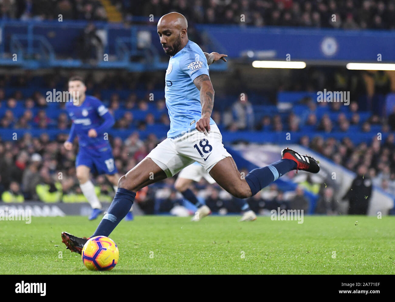 Londra, Inghilterra - 8 dicembre 2018: nella foto prima del 2018/19 Premier League tra Chelsea FC e Manchester City a Stamford Bridge. Foto Stock