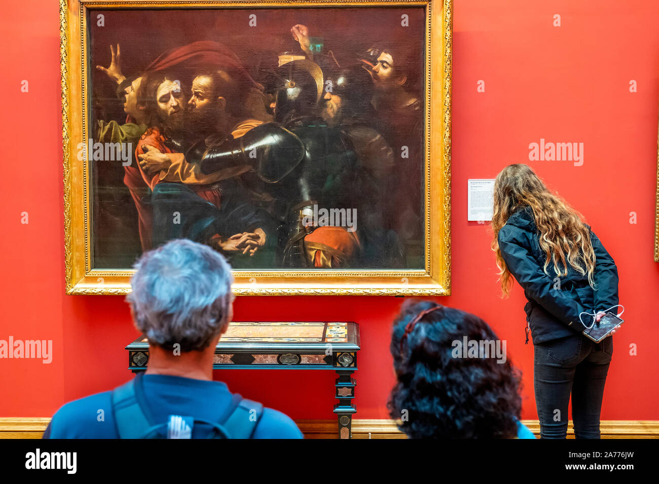 'L'assunzione di Cristo di Michelangelo Merisi da Caravaggio , National Gallery of Ireland di Dublino, Irlanda. Foto Stock