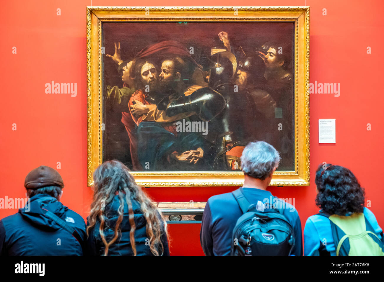 'L'assunzione di Cristo di Michelangelo Merisi da Caravaggio , National Gallery of Ireland di Dublino, Irlanda. Foto Stock