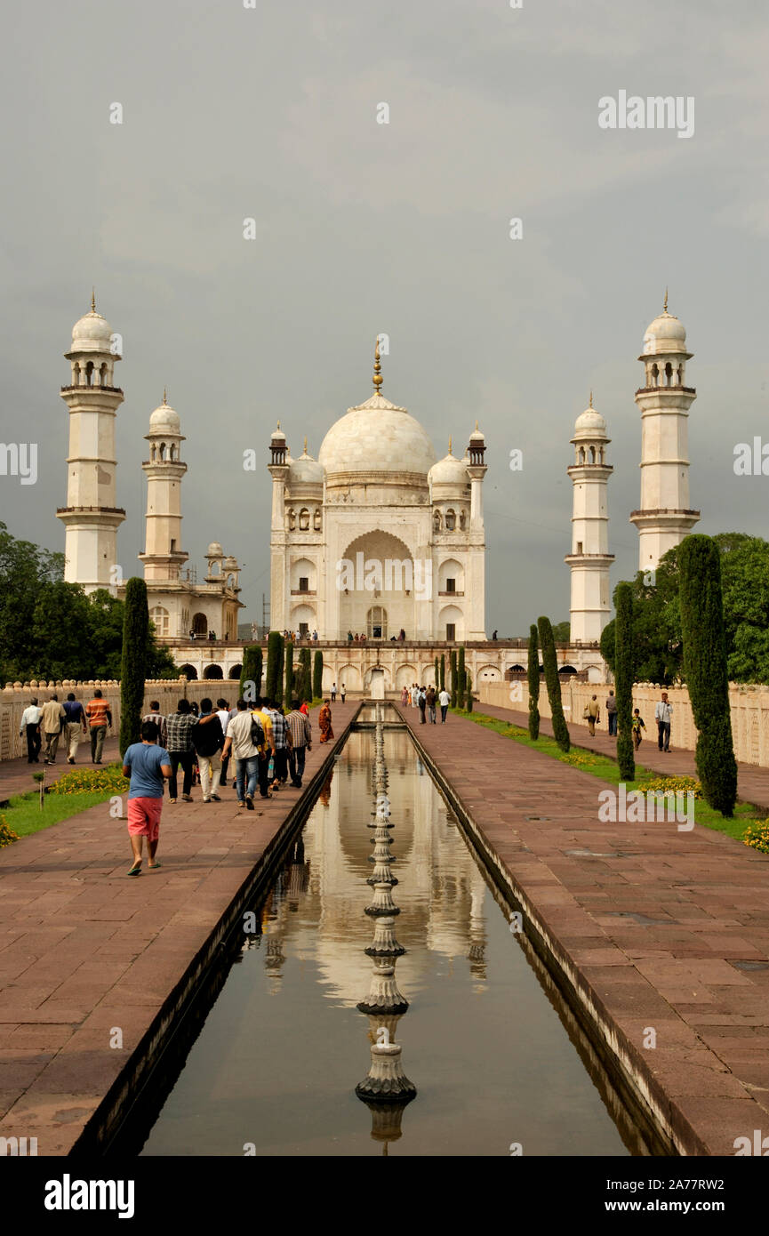 Aurangabad; Maharashtra, India, Sud-est asiatico - Bibi Ka Maqbara è una tomba si trova in Aurangabad, Foto Stock