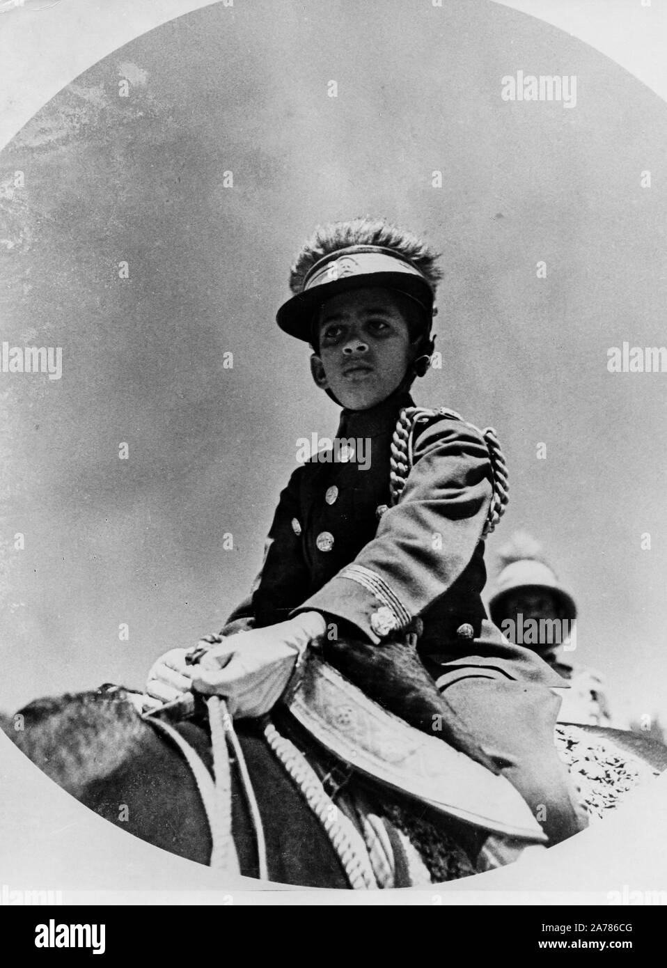 Il principe makonnen Haile Selassie, duca di Harar, figlio del negus Haile Selassie, Addis Abeba, Etiopia, 1930 Foto Stock