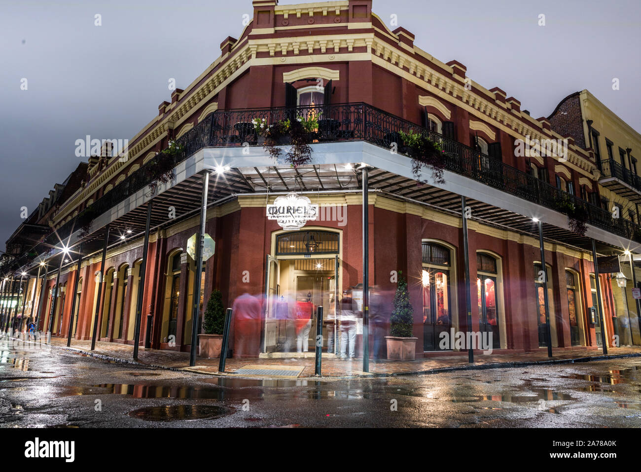 Muriel's su Jackson Square. Quartiere Francese, New Orleans Foto Stock