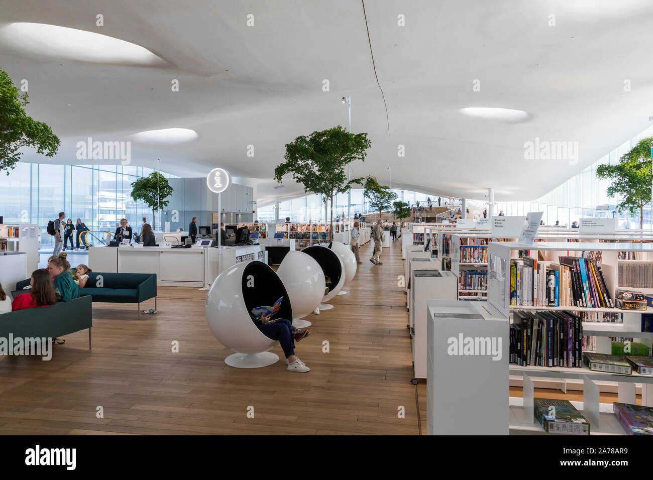 Helsinki Biblioteca Centrale Oodi Foto Stock