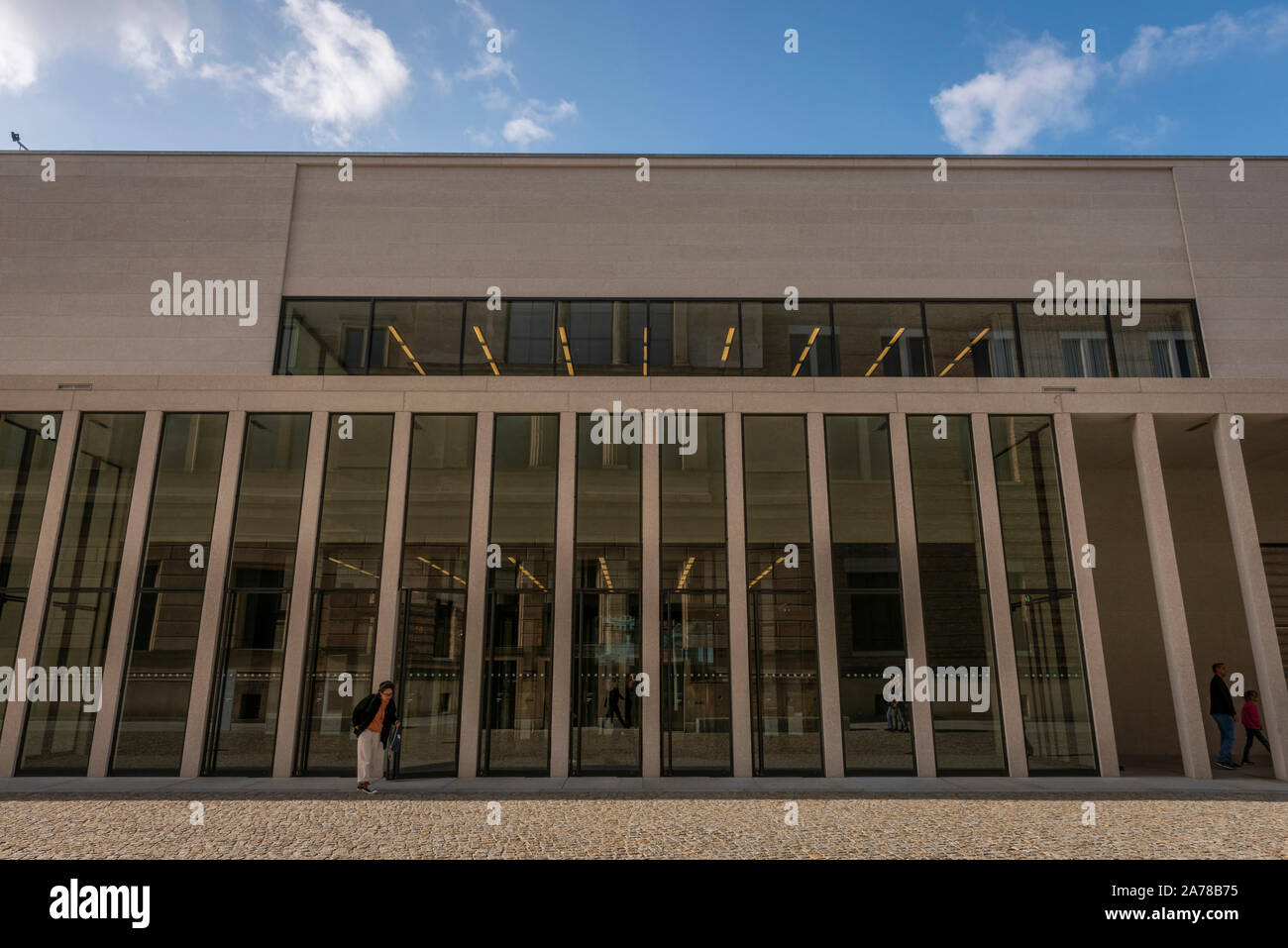 Il James-Simon-Galerie su Museuminsul, Berlino, Germania Foto Stock