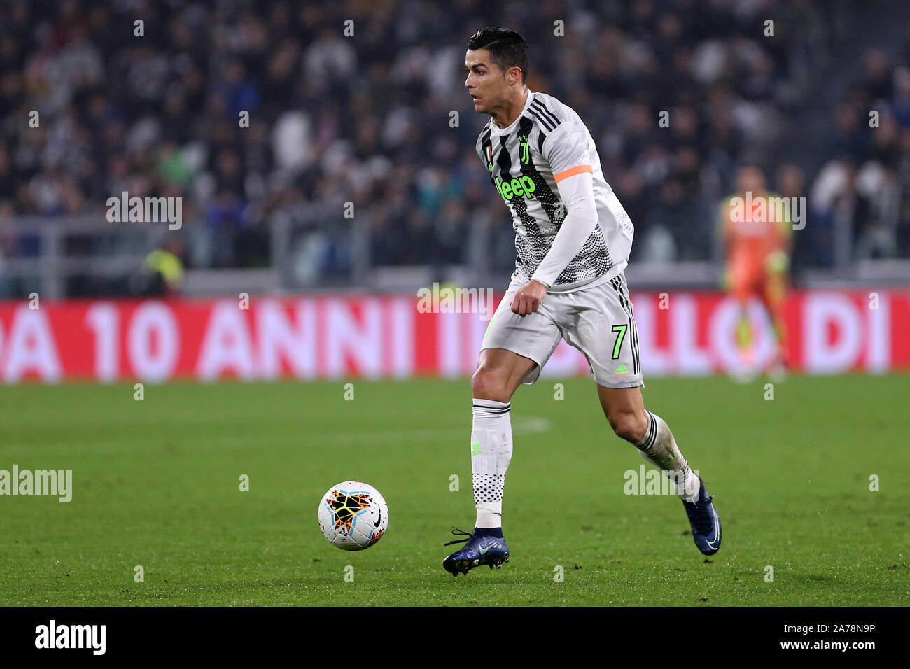 Torino, Italia. Il 30 ottobre 2019. Campionato italiano A. Juventus FC vs Genoa CFC. Cristiano Ronaldo della Juventus FC. Foto Stock