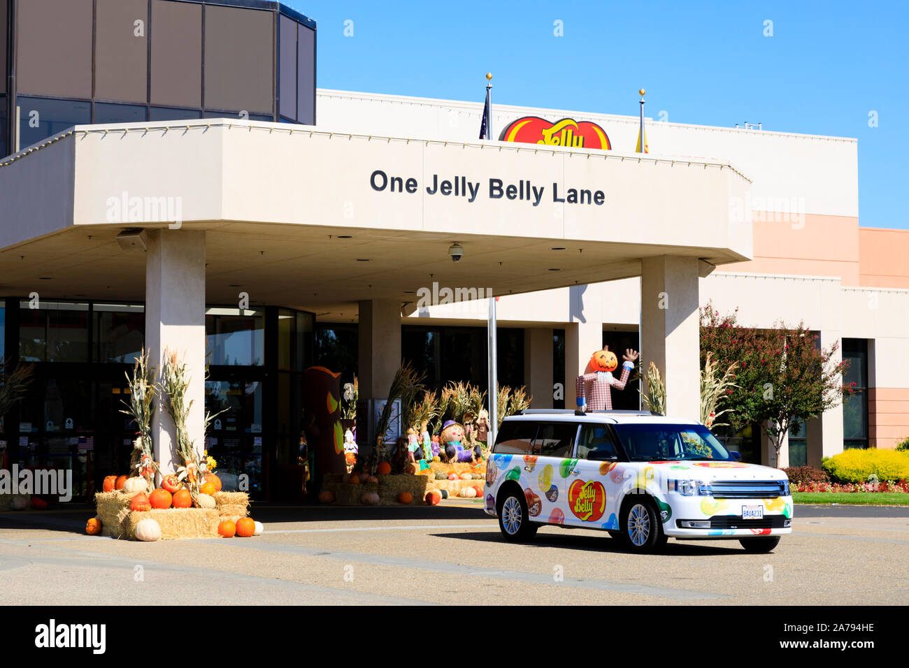 Jelly Belly fabbrica, 1 Jelly Belly lane Fairfield, California, Stati Uniti d'America Foto Stock