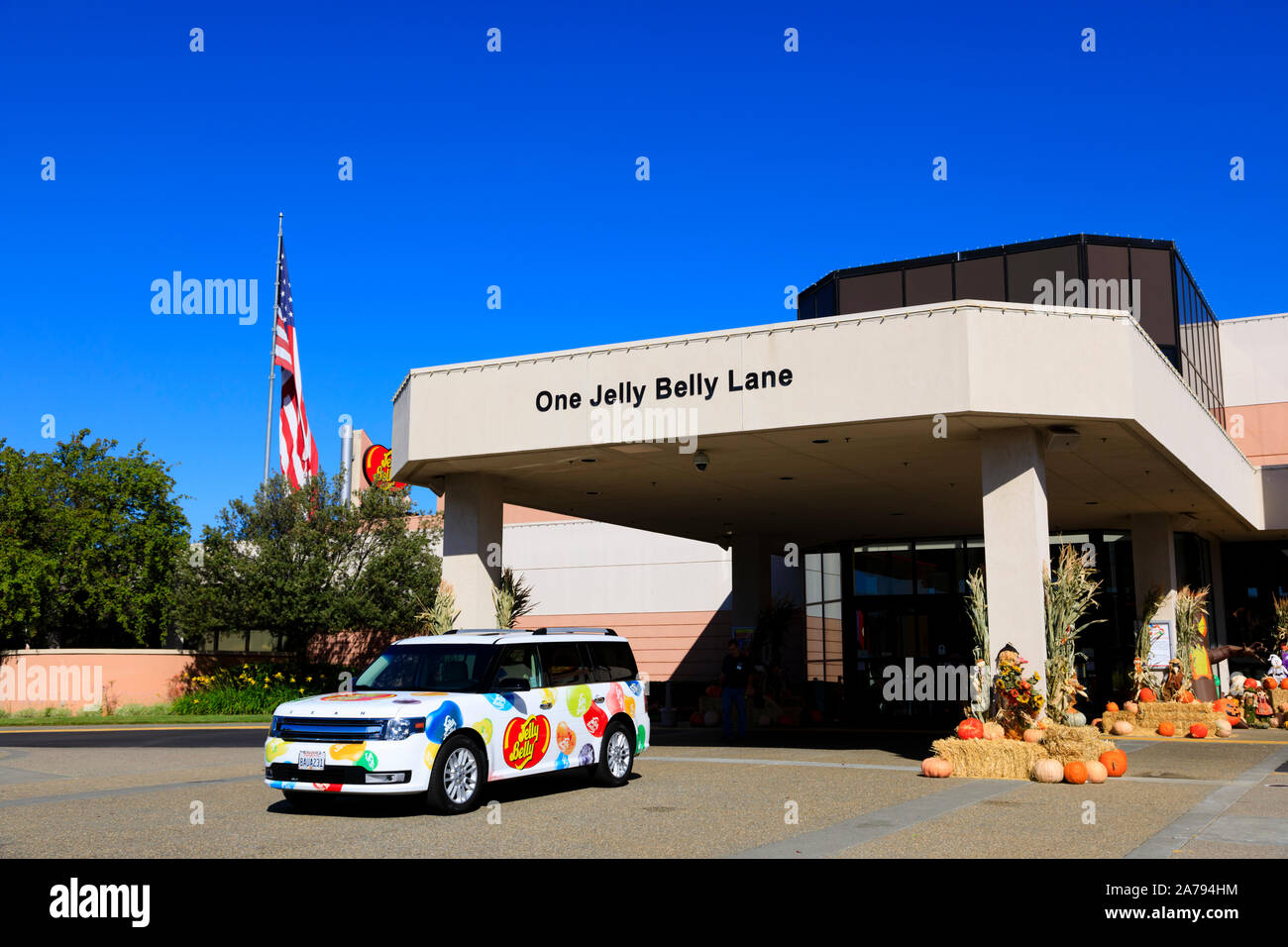 Jelly Belly fabbrica, 1 Jelly Belly lane Fairfield, California, Stati Uniti d'America Foto Stock