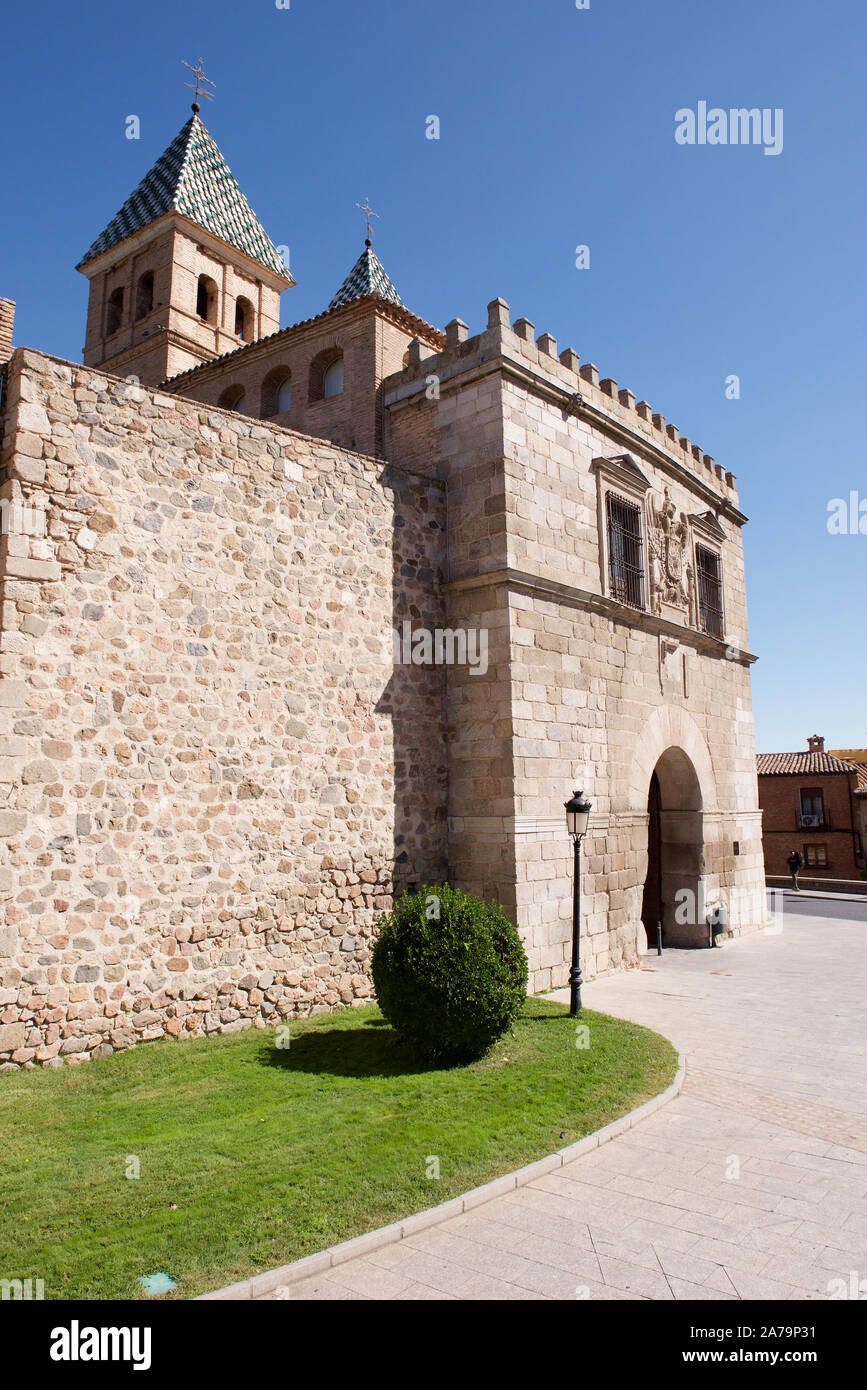 Puerta de Alfonso VI a Toledo, Spagna Foto Stock