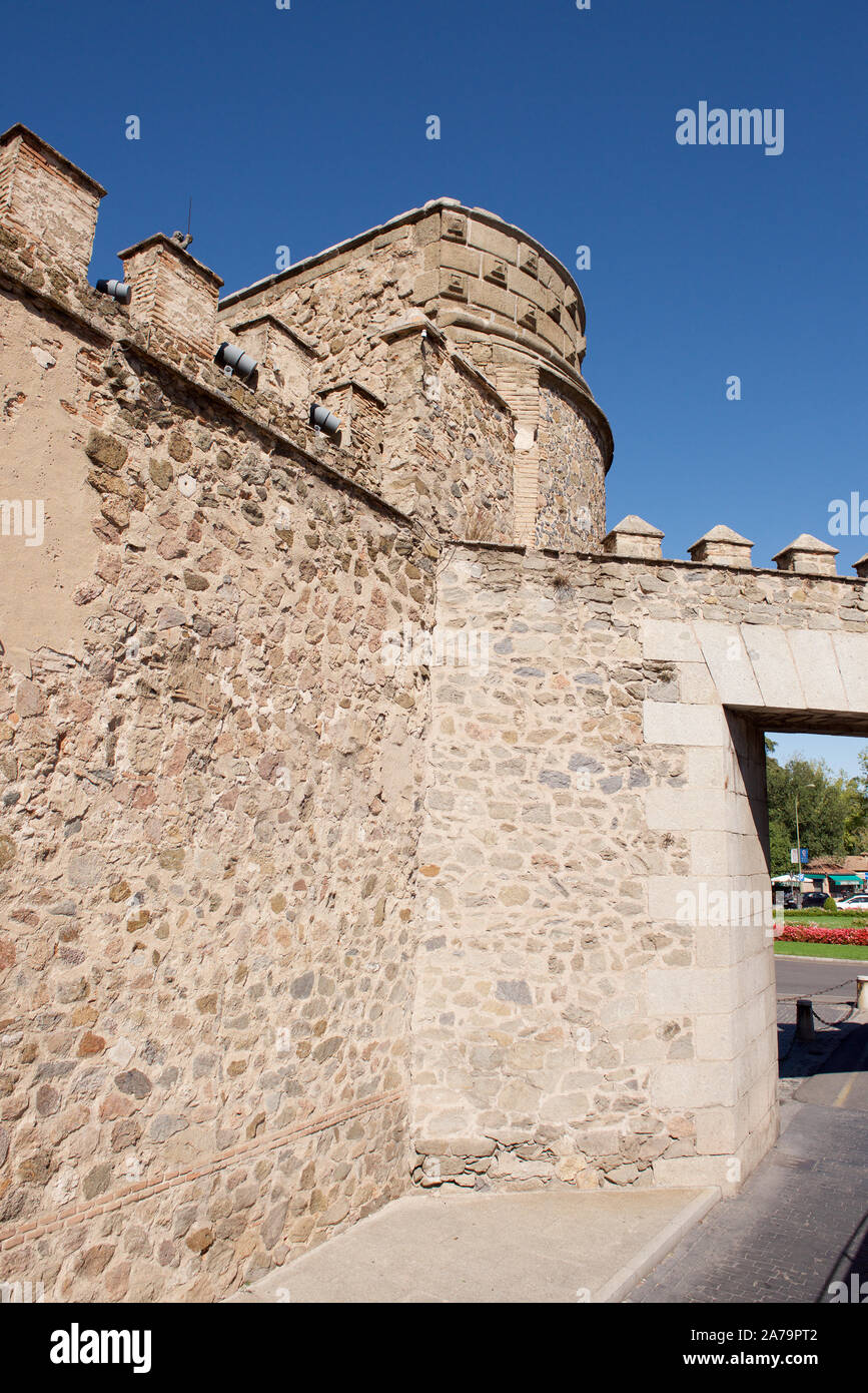Puerta de Alfonso VI a Toledo, Spagna Foto Stock