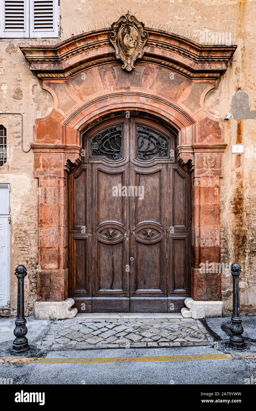 Italia Marche Osimo piazza Sant'Agostino Palazzo Gallo | Italia Marche Osimo piazza Sant'Agostino Gallo Palace Foto Stock