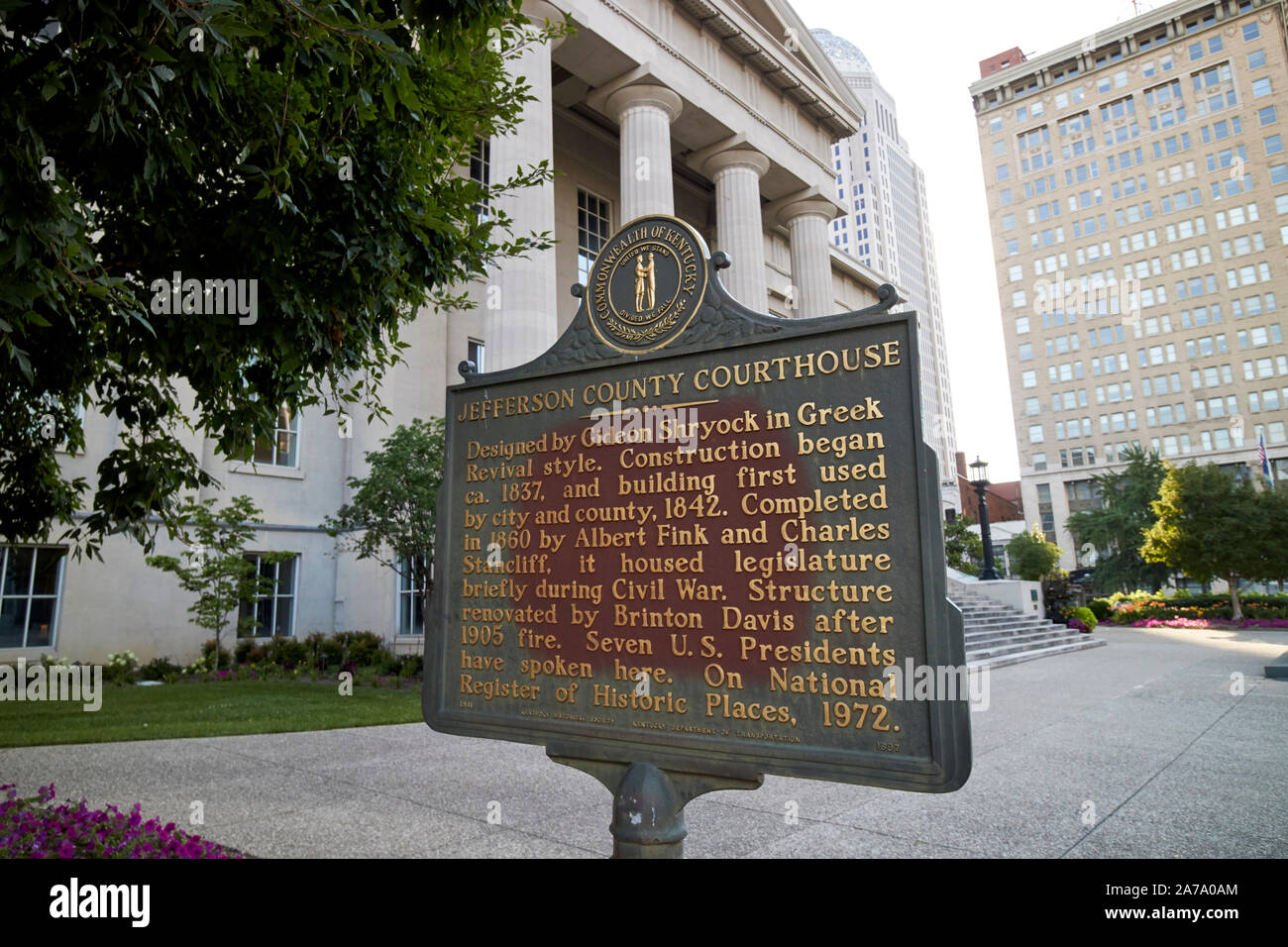 Metro Hall ex Jefferson County Courthouse building louisville kentucky NEGLI STATI UNITI Foto Stock